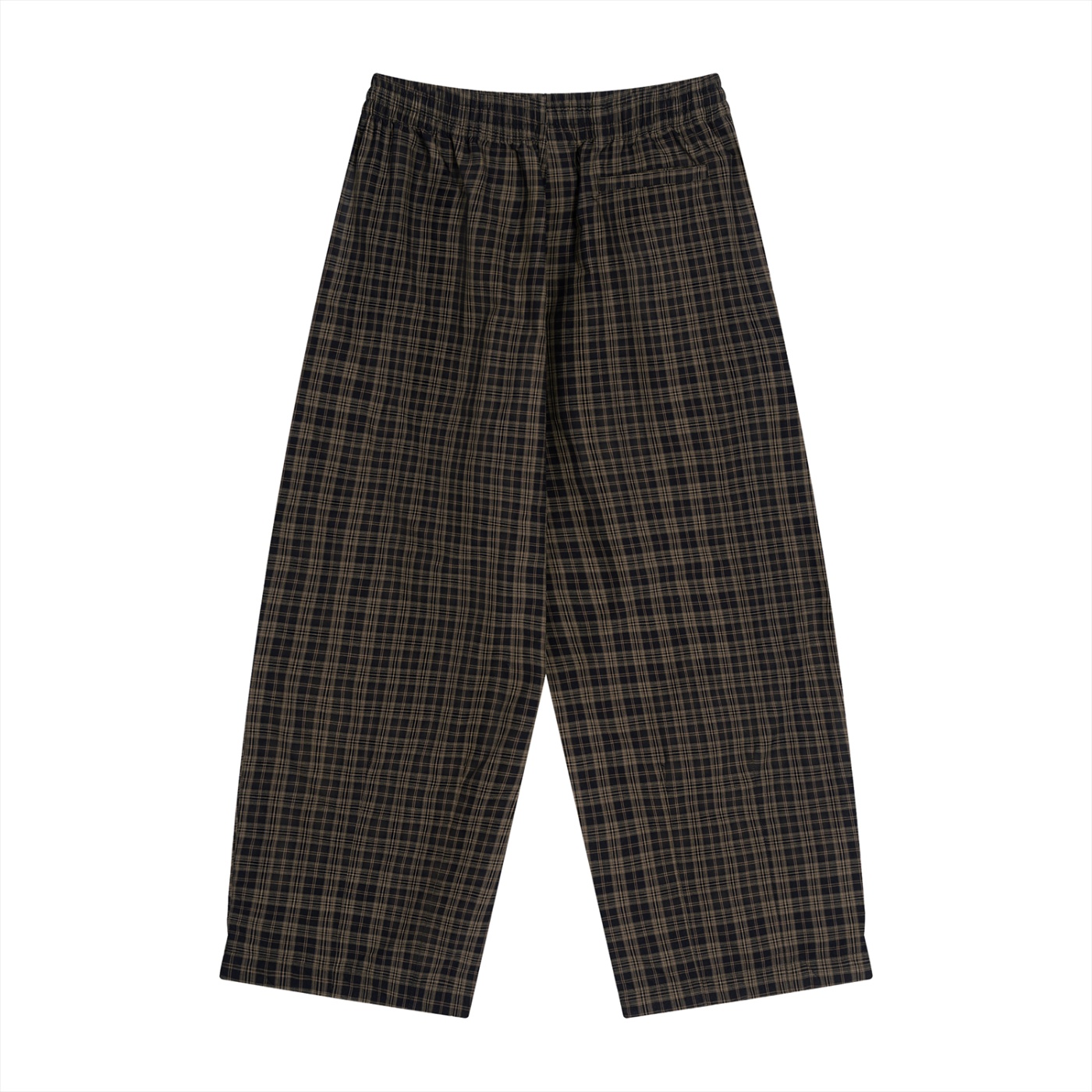 Unisex Plaid Wide Leg Pants - Image 2