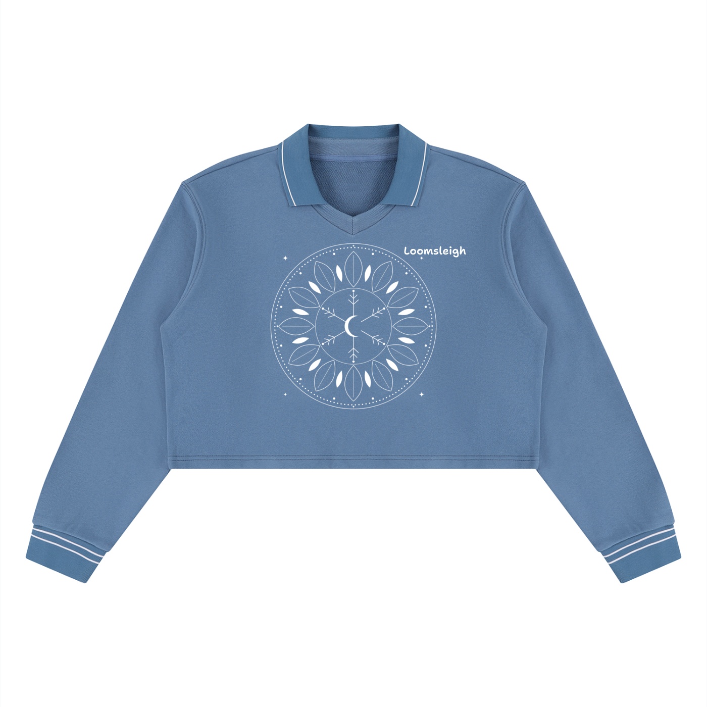 Women’s Crop Collared Sweatshirt - Image 3