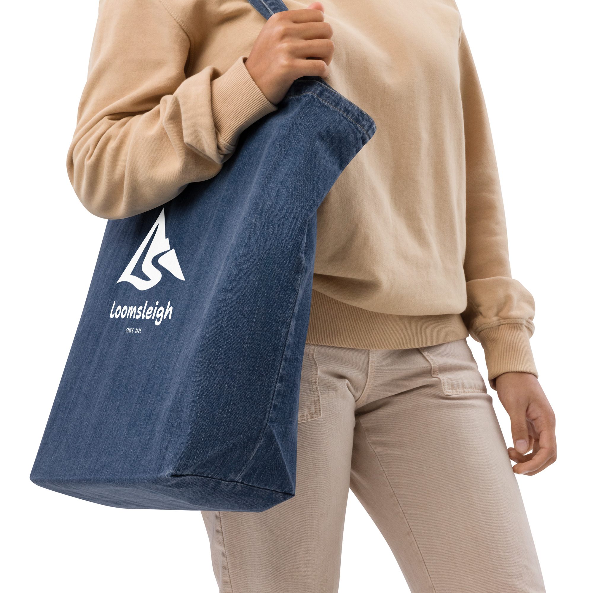 Organic denim tote bag - Image 6