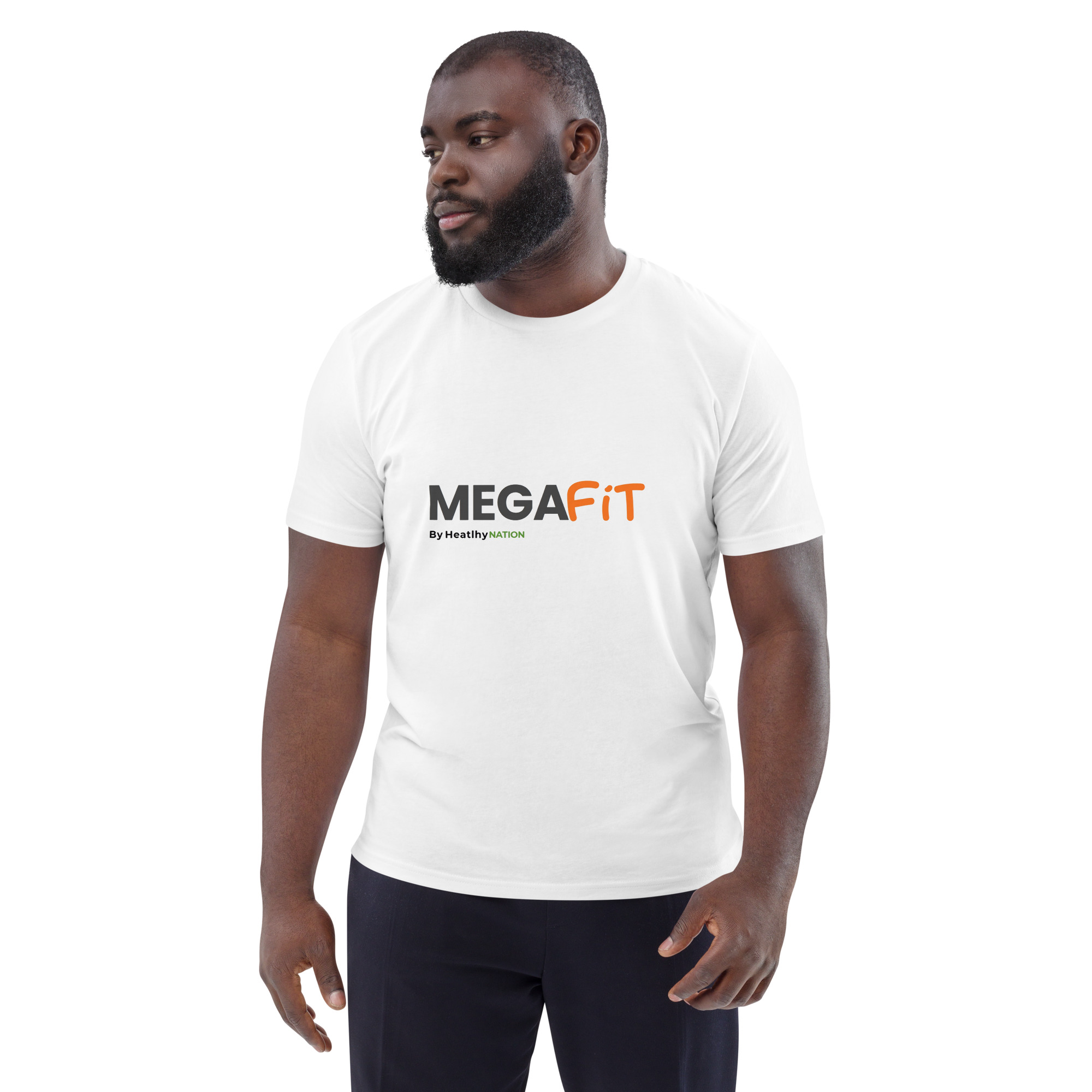 MegaFit Unisex Organic Cotton Creator 2.0 T-Shirt - White