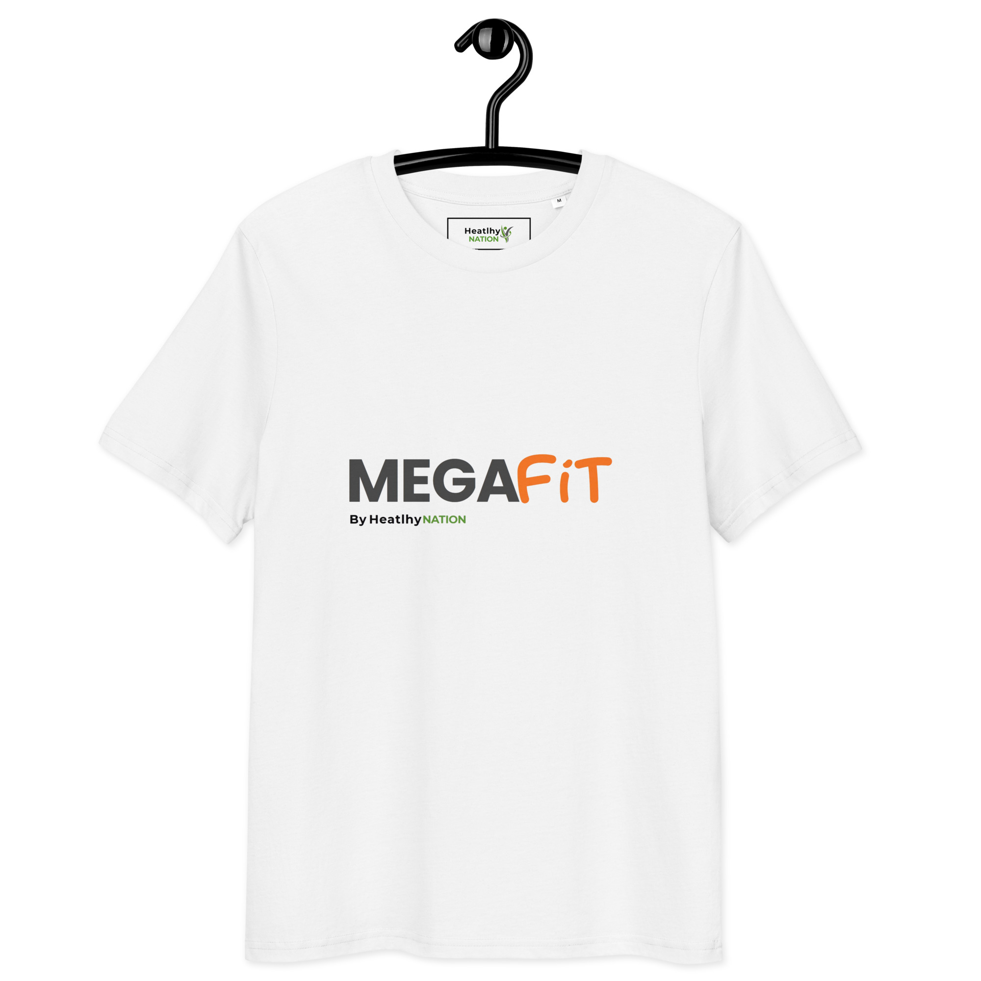 MegaFit Unisex Organic Cotton Creator 2.0 T-Shirt - White - Image 5