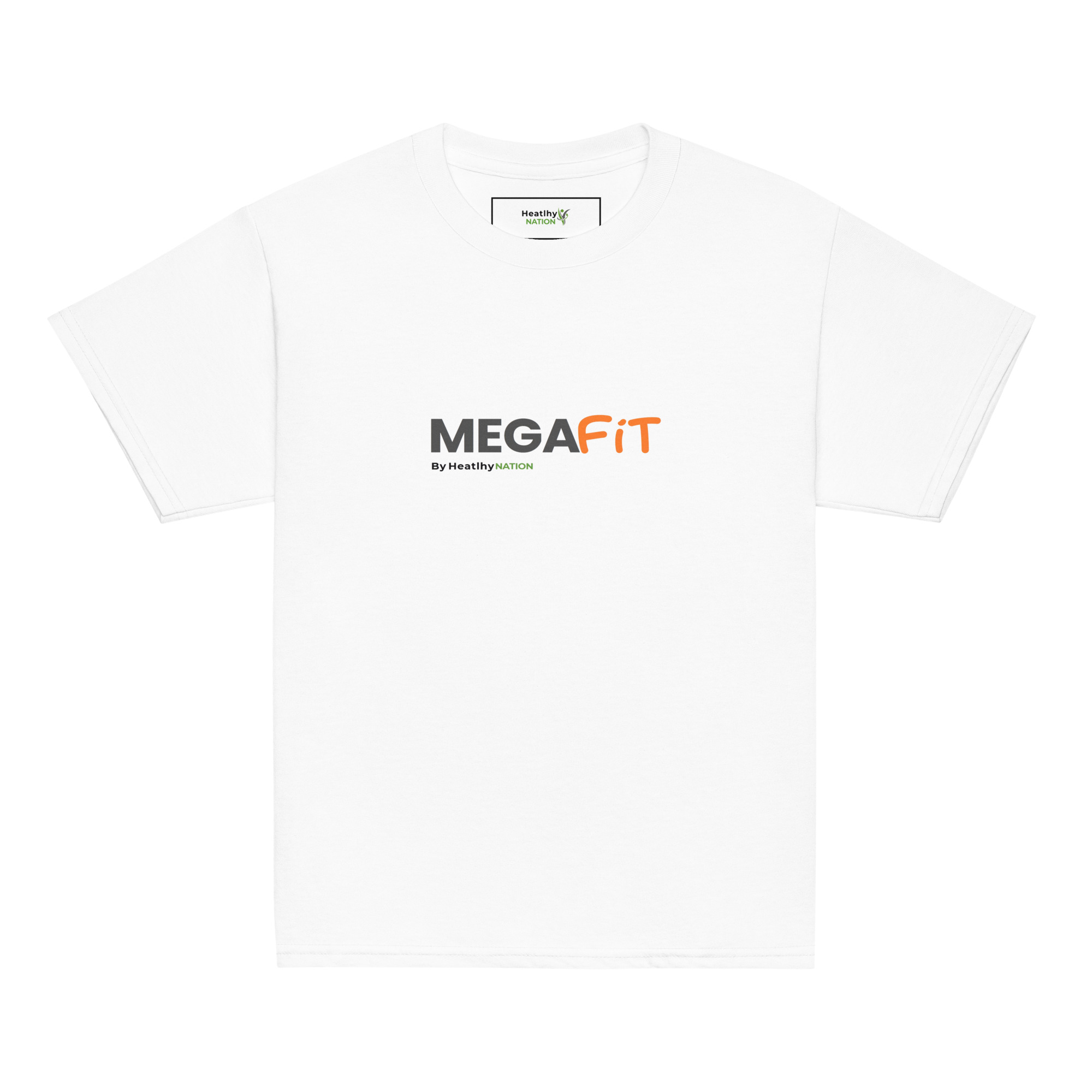 MegaFit Kid's classic tee -White - Image 2